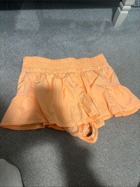 FP Movement by Free People Get Your Flirt On Orange Shorts